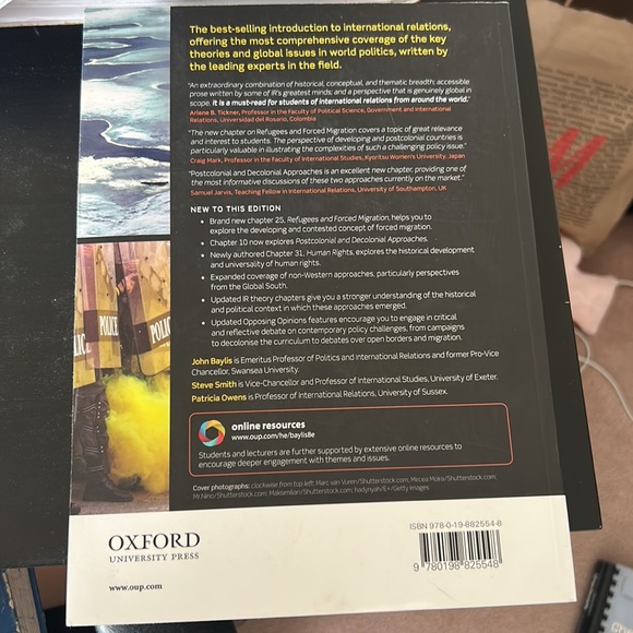 The Globalization of World Politics, 8th Edition. Oxford Press textbook - Picture 2 of 2